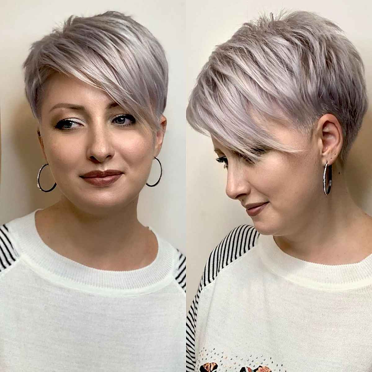 Asymmetrical Pixie for Shorter Hair